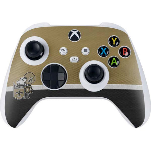 NFL New Orleans Saints Vintage Xbox Series S Controller Skin