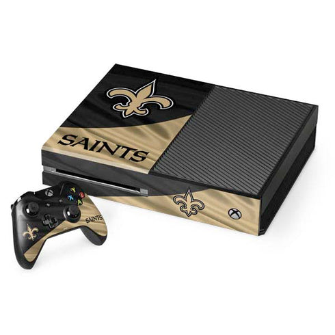 NFL New Orleans Saints Xbox One Console and Controller Bundle Skin