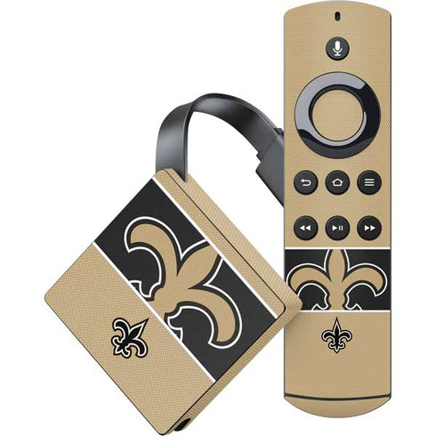 NFL New Orleans Saints Zone Block Amazon Fire TV Skin