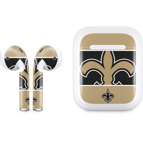NFL New Orleans Saints Zone Block Apple AirPods Skin