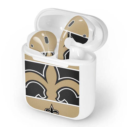 NFL New Orleans Saints Zone Block Apple AirPods Skin