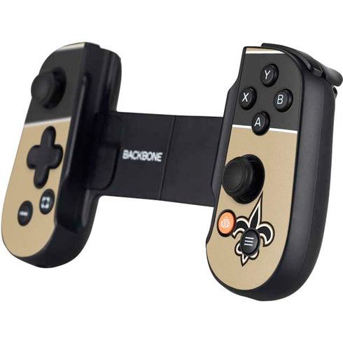NFL New Orleans Saints Zone Block Backbone One for iPhone Game Controller Skin