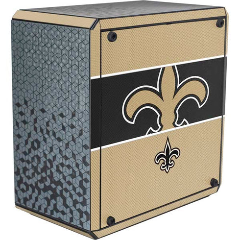 NFL New Orleans Saints Zone Block Cooler Master MasterBox Q300L Mini Tower Skin