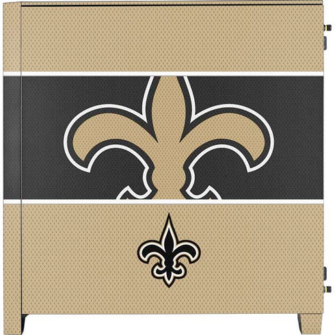 NFL New Orleans Saints Zone Block Corsair 4000D Tempered Glass Mid-Tower ATX Case Skin