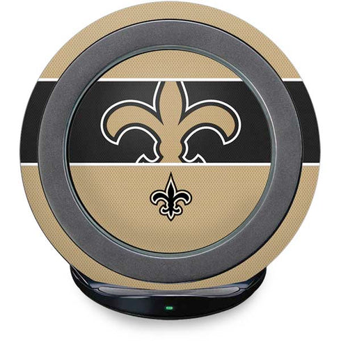 NFL New Orleans Saints Zone Block Fast Charge Wireless Charging Stand Skin