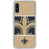 NFL New Orleans Saints Zone Block Galaxy A10e Clear Case
