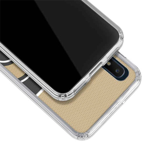 NFL New Orleans Saints Zone Block Galaxy A10e Clear Case