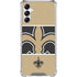 NFL New Orleans Saints Zone Block Galaxy A15 5G Clear Case