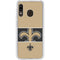 NFL New Orleans Saints Zone Block Galaxy A20 Clear Case