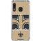 NFL New Orleans Saints Zone Block Galaxy A30 Clear Case