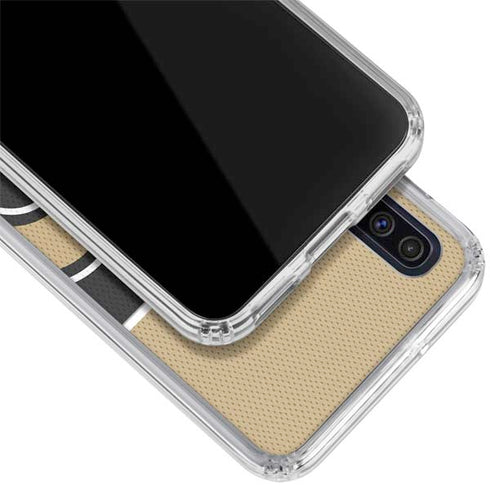 NFL New Orleans Saints Zone Block Galaxy A50 Clear Case