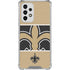 NFL New Orleans Saints Zone Block Galaxy A53 5G Clear Case