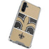 NFL New Orleans Saints Zone Block Galaxy A54 5G Clear Case
