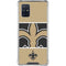 NFL New Orleans Saints Zone Block Galaxy A71 5G Clear Case