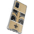 NFL New Orleans Saints Zone Block Galaxy A71 5G Clear Case