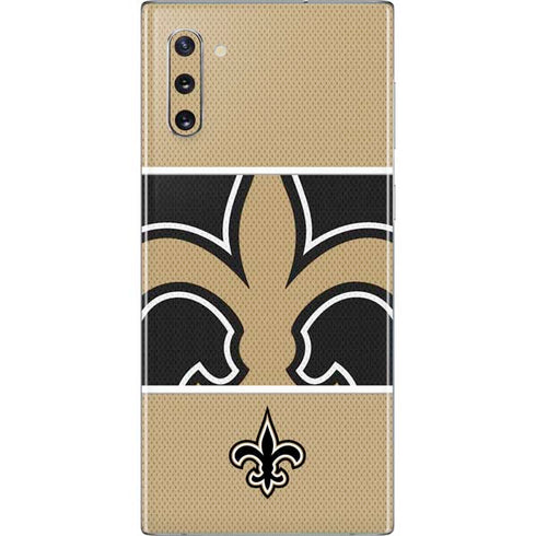 NFL New Orleans Saints Zone Block Galaxy Note 10 Skin