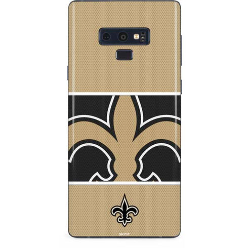 NFL New Orleans Saints Zone Block Galaxy Note 9 Skin
