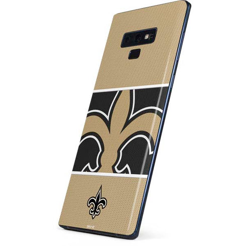 NFL New Orleans Saints Zone Block Galaxy Note 9 Skin