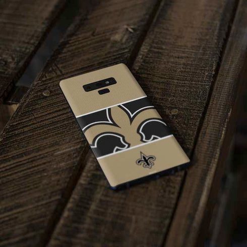 NFL New Orleans Saints Zone Block Galaxy Note 9 Skin