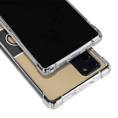 NFL New Orleans Saints Zone Block Galaxy Note20 5G Clear Case