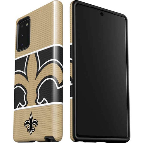 NFL New Orleans Saints Zone Block Galaxy Note20 5G Pro Case