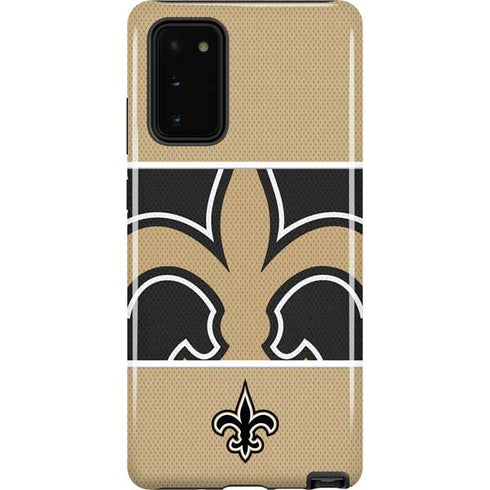 NFL New Orleans Saints Zone Block Galaxy Note20 5G Pro Case