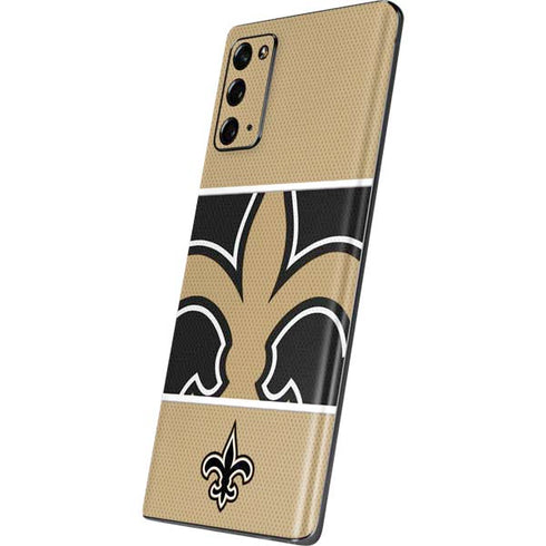 NFL New Orleans Saints Zone Block Galaxy Note20 5G Skin