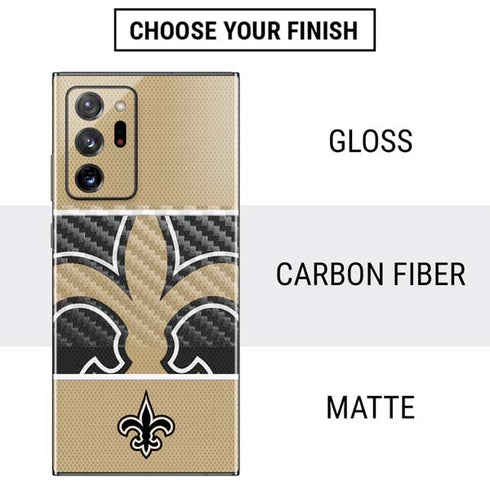 NFL New Orleans Saints Zone Block Galaxy Note20 Ultra 5G Skin