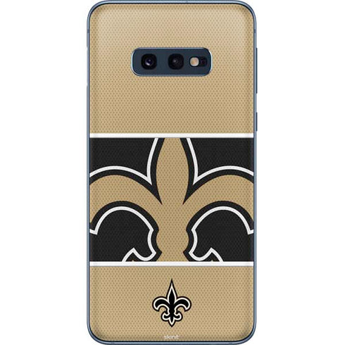 NFL New Orleans Saints Zone Block Galaxy S10e Skin