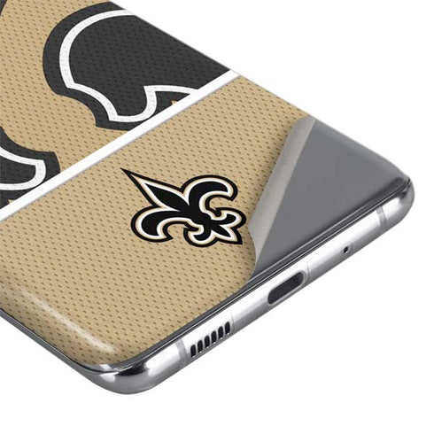 NFL New Orleans Saints Zone Block Galaxy S20 Plus Skin