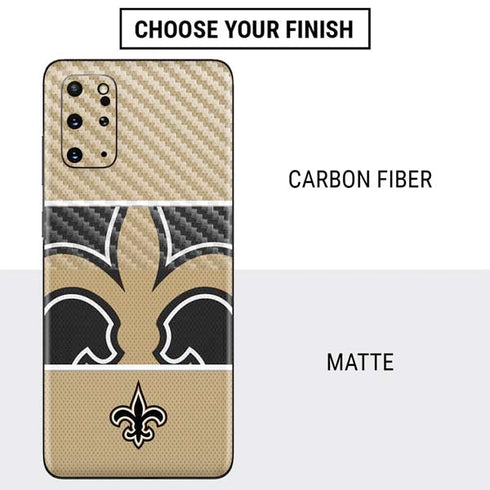 NFL New Orleans Saints Zone Block Galaxy S20 Plus Skin