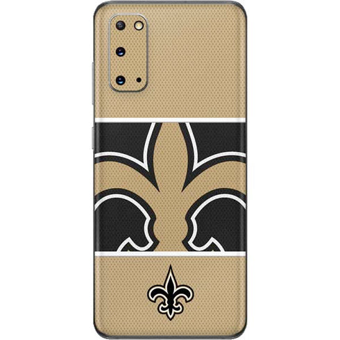 NFL New Orleans Saints Zone Block Galaxy S20 Skin