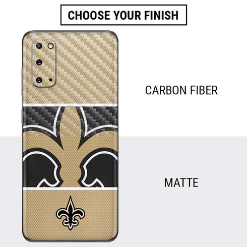 NFL New Orleans Saints Zone Block Galaxy S20 Skin
