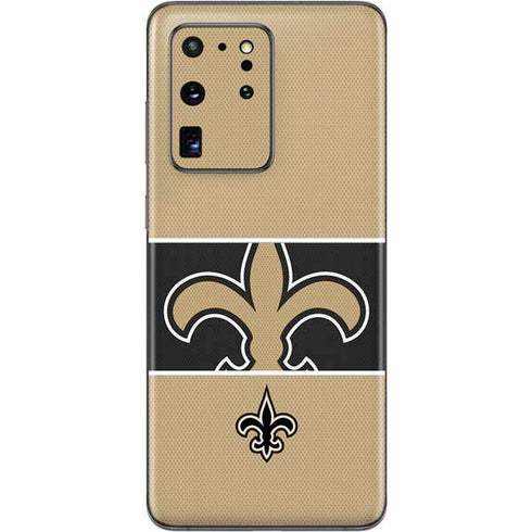 NFL New Orleans Saints Zone Block Galaxy S20 Ultra 5G Skin
