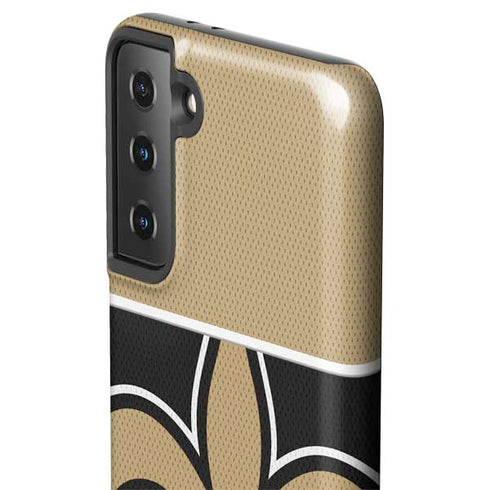 NFL New Orleans Saints Zone Block Galaxy S21 Plus 5G Pro Case