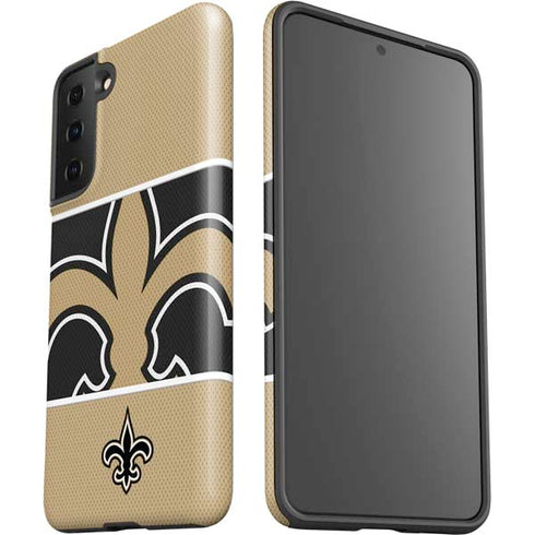 NFL New Orleans Saints Zone Block Galaxy S21 Plus 5G Pro Case