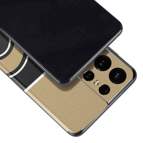 NFL New Orleans Saints Zone Block Galaxy S21 Ultra 5G Skin