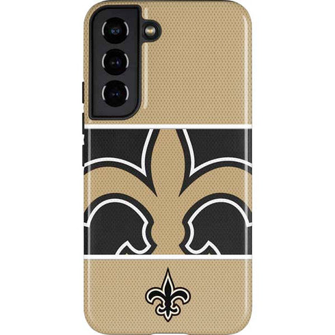 NFL New Orleans Saints Zone Block Galaxy S22 Pro Case