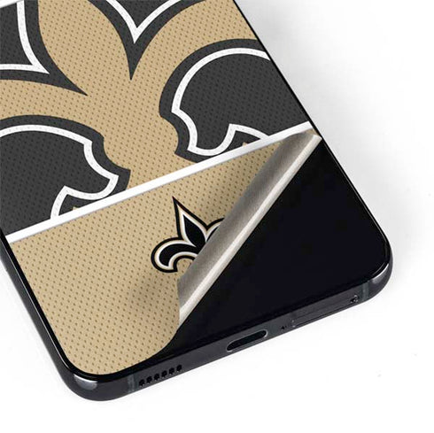NFL New Orleans Saints Zone Block Galaxy S22 Skin