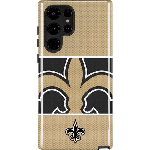 NFL New Orleans Saints Zone Block Galaxy S22 Ultra Pro Case