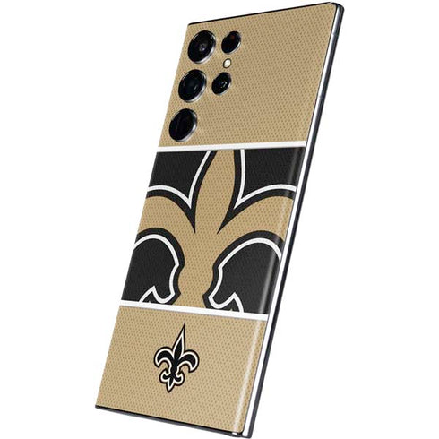 NFL New Orleans Saints Zone Block Galaxy S22 Ultra Skin