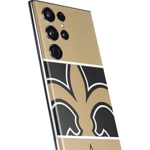 NFL New Orleans Saints Zone Block Galaxy S22 Ultra Skin