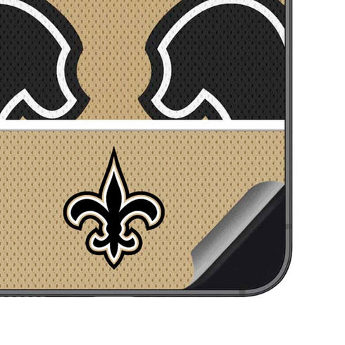 NFL New Orleans Saints Zone Block Galaxy S23 FE Skin
