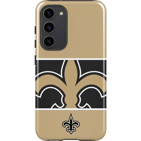 NFL New Orleans Saints Zone Block Galaxy S23 Plus Pro Case