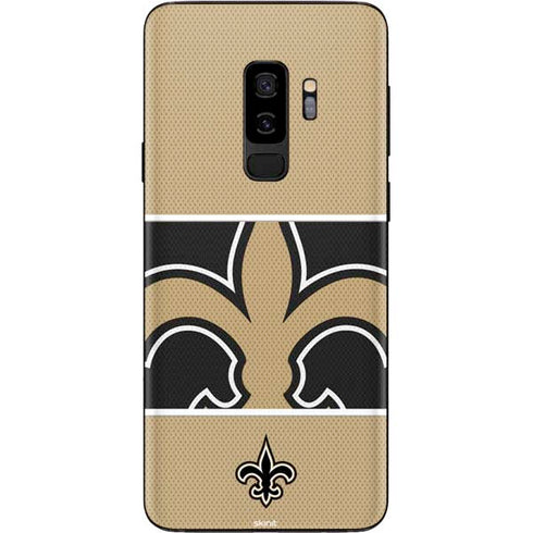 NFL New Orleans Saints Zone Block Galaxy S9 Plus Skin