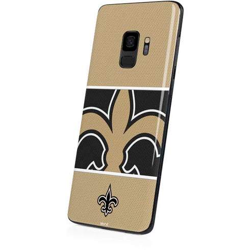 NFL New Orleans Saints Zone Block Galaxy S9 Skin