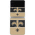 NFL New Orleans Saints Zone Block Galaxy Z Flip4 5G Skin