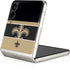 NFL New Orleans Saints Zone Block Galaxy Z Flip4 5G Skin