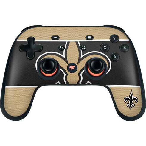 NFL New Orleans Saints Zone Block Google Stadia Controller Skin