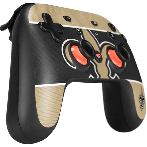 NFL New Orleans Saints Zone Block Google Stadia Controller Skin